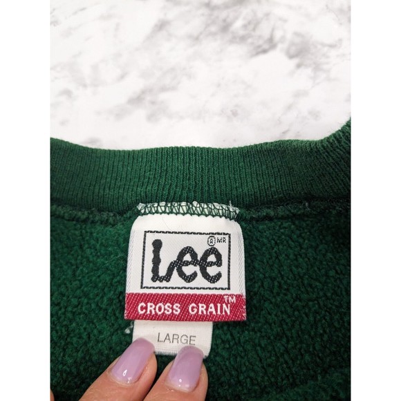 Vintage Oxford University Size Large L Sweatshirt Green Screen Stars - Picture 2 of 11